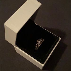 Pandora Silver Princess Tiara Ring